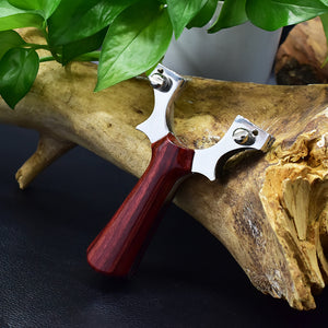 Black Super Hard Slingshot With Laser Targeting For Outdoor Shooting INDIAN SLINGSHOT