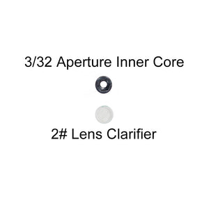 White Smoke SPG Archery Peep Sight Clarifier Lens Kit for Compound Bow SPG