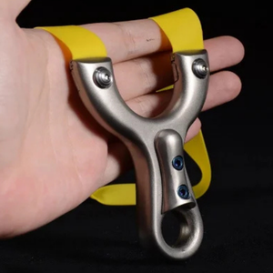 Black Titanium Axis Slingshot MARKSMAN