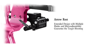 Pale Violet Red Sanlida® Hero 10 II Target Full Module Compound Bow Kit - Pink Edition SANLIDA