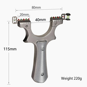 Snow Powerful Aiming High Precision Stainless Steel Slingshot MARKSMAN