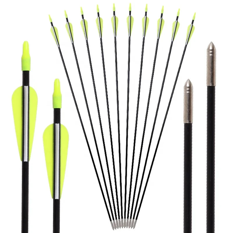 SPG 7mm Fiberglass Arrows – 80 cm, Spine 900 | Target Practice