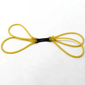 White Smoke Marksman 8-Strand Latex Slingshot Band | High Elasticity Rubber For Upgraded Fishing Long Rod MARKSMAN