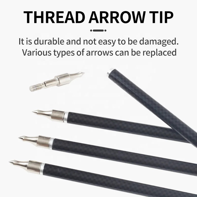 SPG 82cm Pure Carbon Arrow Spine 300 – Durable Archery Shaft