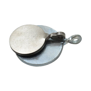 Light Gray 3/4 CM Bullseye Stainless Steel Competition Bow Slingshot Target Accessories INDIAN SLINGSHOT