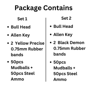 Gray Bull Head QHV Stainless Steel Slingshot MARKSMAN