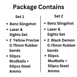 Gray Marksman® Flying Bird Mercedes Benz Premium Stainless Steel Slingshot | Different Thickness Options MARKSMAN