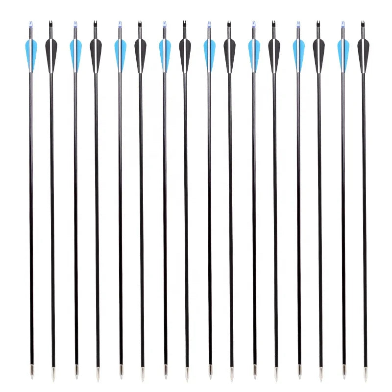 SPG 8mm Fiberglass Arrows 80cm Spine 900 Target Practice Arrows