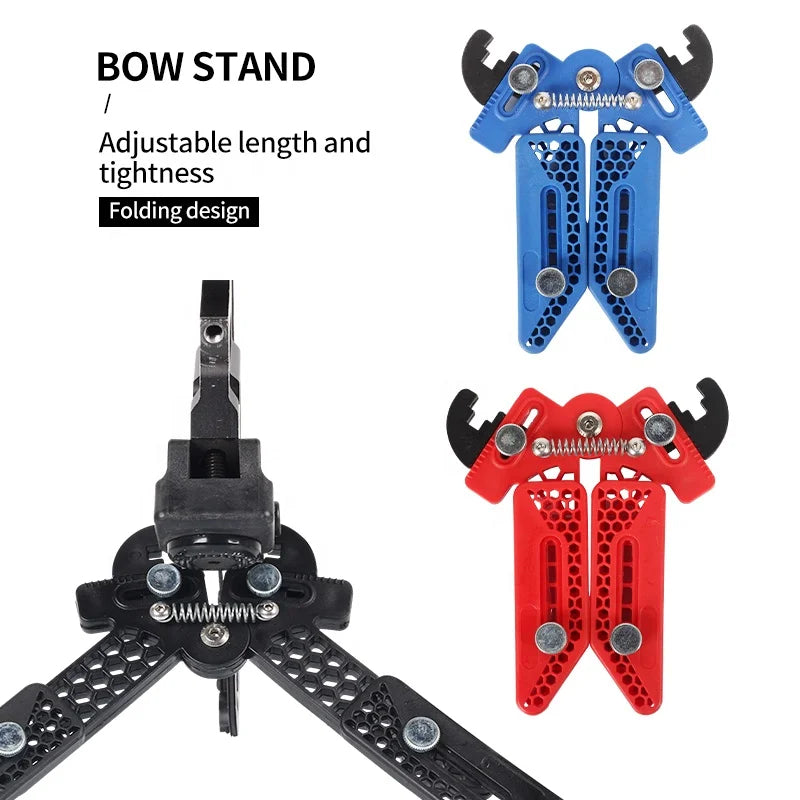 Light Coral SPG ABS Bow Stand – Folding Adjustable Limb Clamp Support SPG