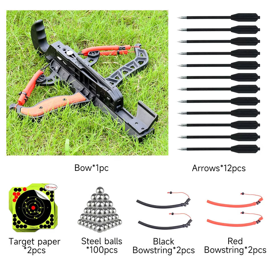 White Smoke ABS MATRIX Dual-Purpose Compound Bow – Multi-Function Outdoor Sports Bow MARKSMAN