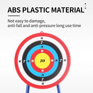 Dark Slate Gray SPG ABS Sucker Arrow Target | 42cm Bullseye with Stand SPG