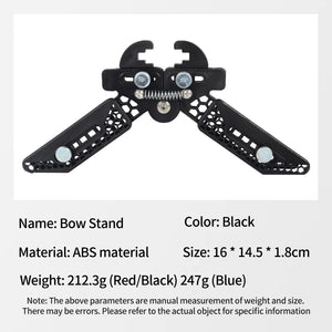Dark Slate Gray SPG ABS Bow Stand – Folding Adjustable Limb Clamp Support SPG