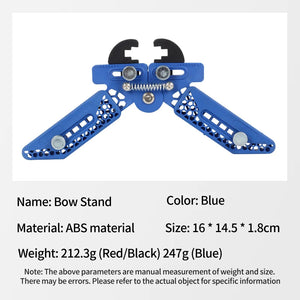 Dark Slate Blue SPG ABS Bow Stand – Folding Adjustable Limb Clamp Support SPG