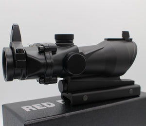 Light Gray ACOG 1x32 Red and Green Dot Scope MARKSMAN