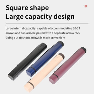 Lavender SPG Adjustable Arrow Tube | Portable PP Archery Quiver with Nylon Strap SPG