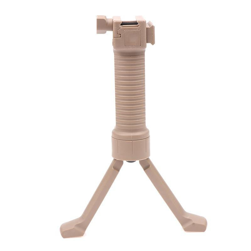 White Smoke 20mm Adjustable Telescopic Stand Mount – Compact Extendable Support with Grip Design INDIAN SLINGSHOT