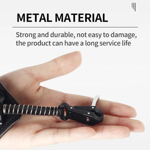 Antique White SPG Adjustable Wrist Bow Release | 360° Rotating Metal Leather Strap SPG