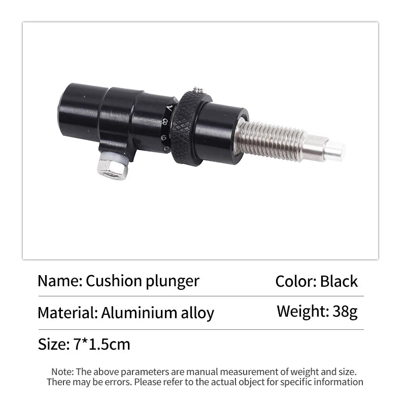 Light Gray SPG Adjustable Aluminium Cushion Plunger | Precision Archery Accessory SPG