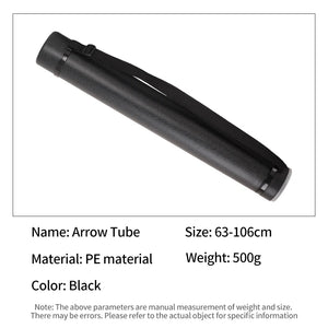 Dark Slate Gray SPG Adjustable Arrow Tube Quiver 63–106cm PE Archery Storage Case SPG