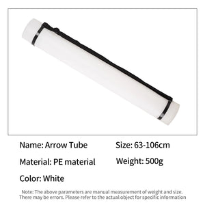 Black SPG Adjustable Arrow Tube Quiver 63–106cm PE Archery Storage Case SPG