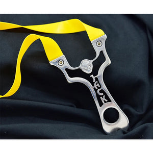 Black AlienJack Stainless Steel Slingshot MARKSMAN