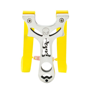 Light Gray AlienX Stainless Steel Slingshot Set INDIAN SLINGSHOT