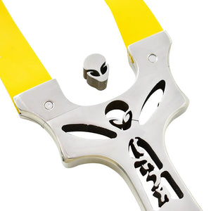 Light Gray AlienX Stainless Steel Slingshot Set INDIAN SLINGSHOT