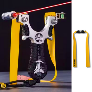 Sandy Brown Premium Benz Alloy Laser Slingshot – Precision Outdoor Target Shooting Catapult for newbies SLINGSTER