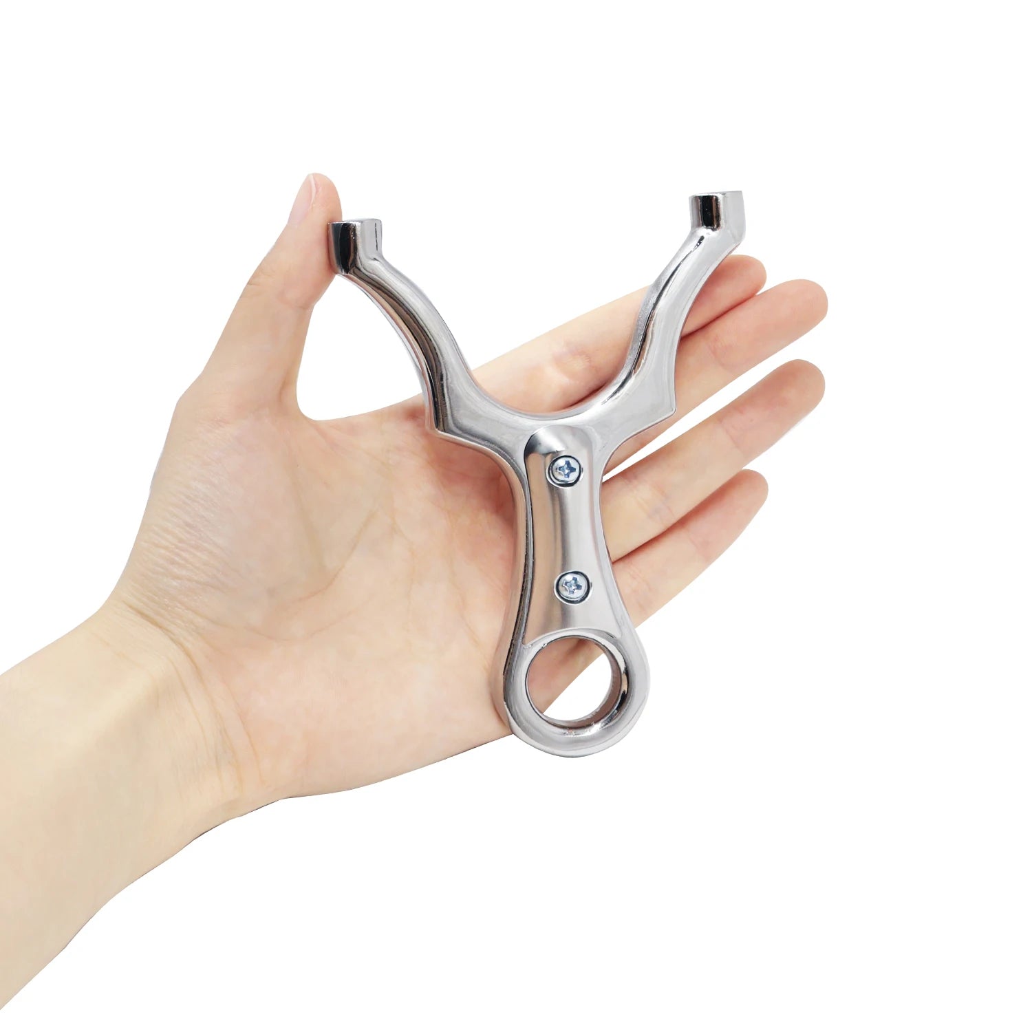 Gray Alloy Bolt Slingshot MARKSMAN