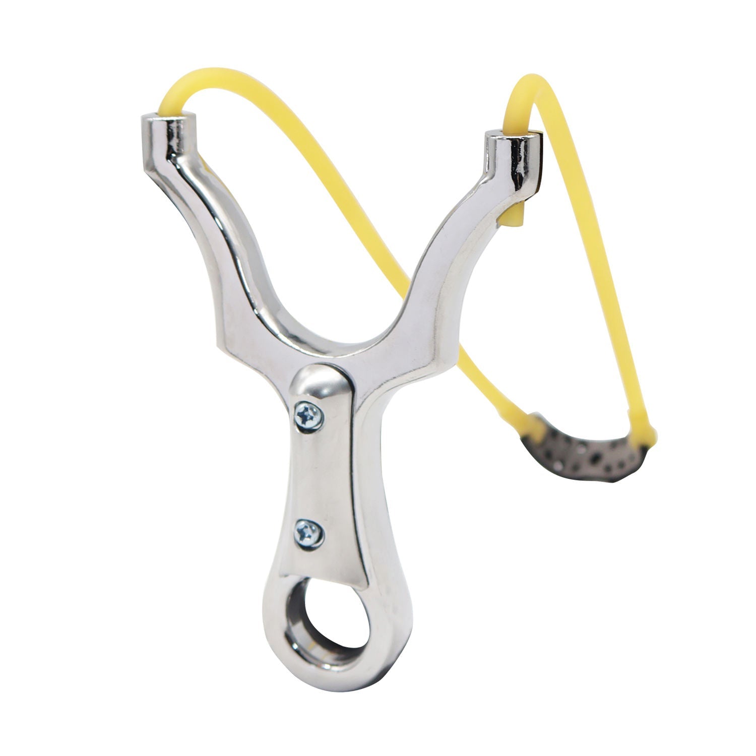 Light Gray Alloy Bolt Slingshot MARKSMAN