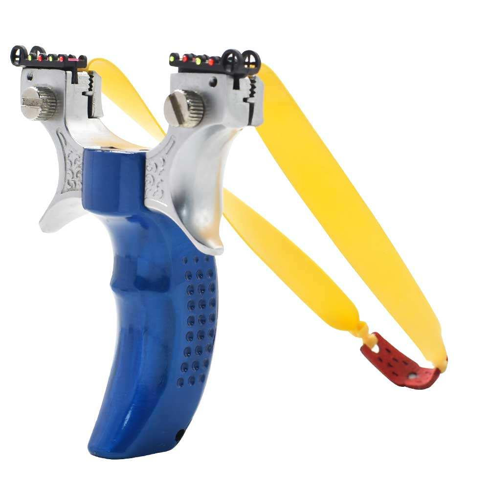 Gray Alloy Cyclone Slingshot MARKSMAN