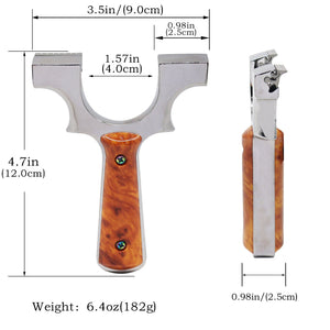 Gray Alloy Timber Dragon Tooth Slingshot MARKSMAN