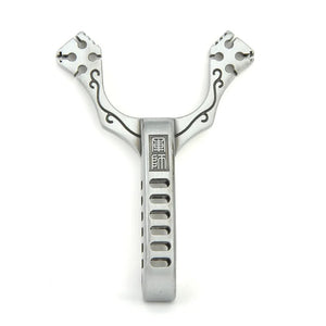 Light Gray Alloy Turbo Slingshot MARKSMAN