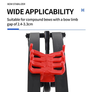 Tomato SPG Alloy & Rubber Bow Limb Stabilizer | Compound Bow Vibration Damper SPG