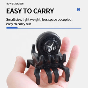 Dark Slate Gray SPG Alloy & Rubber Bow Limb Stabilizer | Compound Bow Vibration Damper SPG