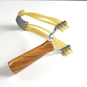 White Smoke Powerful Aluminium Alloy Slingshot Camouflage Bow Catapult outdoor gaming Toys SLINGSTER