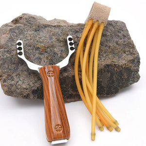 Dim Gray Powerful Aluminium Alloy Slingshot Camouflage Bow Catapult outdoor gaming Toys SLINGSTER