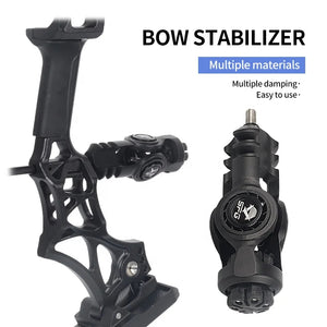 Dark Slate Gray SPG Aluminum Alloy Bow Stabilizer | Noise Reducer 15cm SPG
