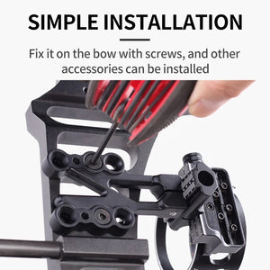 White Smoke SPG Archery MZ019 Adjustable 5-Pin Aluminum Alloy Compound Bow Sight SPG