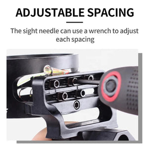 Black SPG Archery MZ019 Adjustable 5-Pin Aluminum Alloy Compound Bow Sight SPG