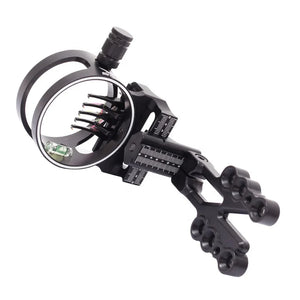 Dark Slate Gray SPG Archery MZ019 Adjustable 5-Pin Aluminum Alloy Compound Bow Sight SPG