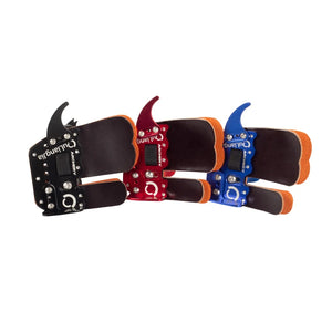 Dark Slate Gray SPG SL819 Leather & Aluminum Finger Tab – Archery Hand Protector SPG