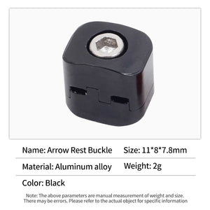 White Smoke SPG Aluminium Alloy Arrow Rest Buckle | Lightweight Drop-Away Clip SPG