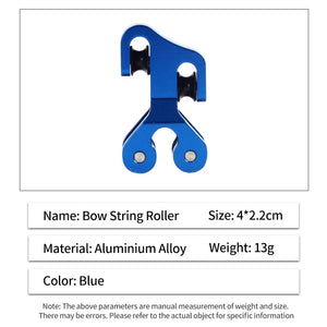 Dark Slate Blue SPG Aluminum Bow String Roller | Durable Compound Bow Cable Slide SPG