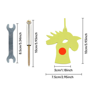 Dark Khaki RoosterSpin Rotating Tree Target – Slingshot Accessory INDIAN SLINGSHOT