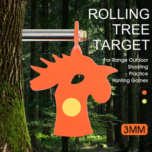Coral RoosterSpin Rotating Tree Target – Slingshot Accessory INDIAN SLINGSHOT