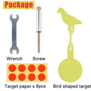 Light Goldenrod Animal Spinner Target – Multi-Color Slingshot Accessory (Alloy Steel) INDIAN SLINGSHOT