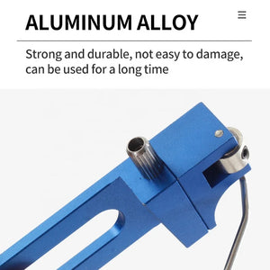 Steel Blue SPG Archery Adjustable Magnetic Arrow Rest – Recurve Bow Accessory SPG