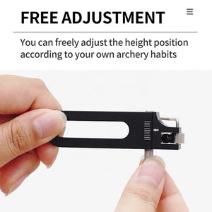 Misty Rose SPG Archery Adjustable Magnetic Arrow Rest – Recurve Bow Accessory SPG