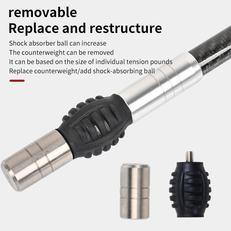 Lavender SPG PHGTZ Carbon Bow Balance Bar Set – Stabilizer Kit for Recurve Bow SPG